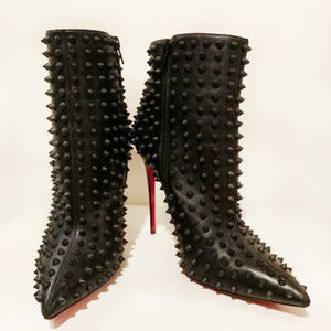 Christian Louboutin Snakilta Spiked Bootie